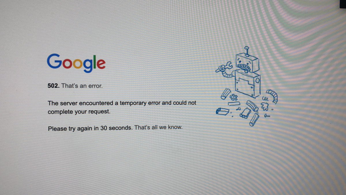 alejadelmundo's tweet image. @gmail What&apos;s going on here?? #502Error no gmail platform works