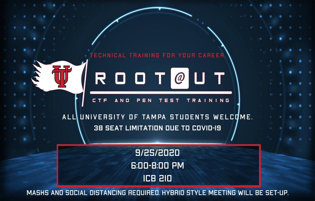 Root_UT's tweet photo. Root@UT is hosting its next meeting tomorrow, September 25th on Zoom! We'll be learning about web exploitation and will explore the web page, Attack on Autumn!

Event: Club Meeting
Date: Friday, September 25th, 2020
Time: 6:00 PM EST - 8:00 PM EST
Location: Only Zoom this week https://t.co/riqdItHV5x