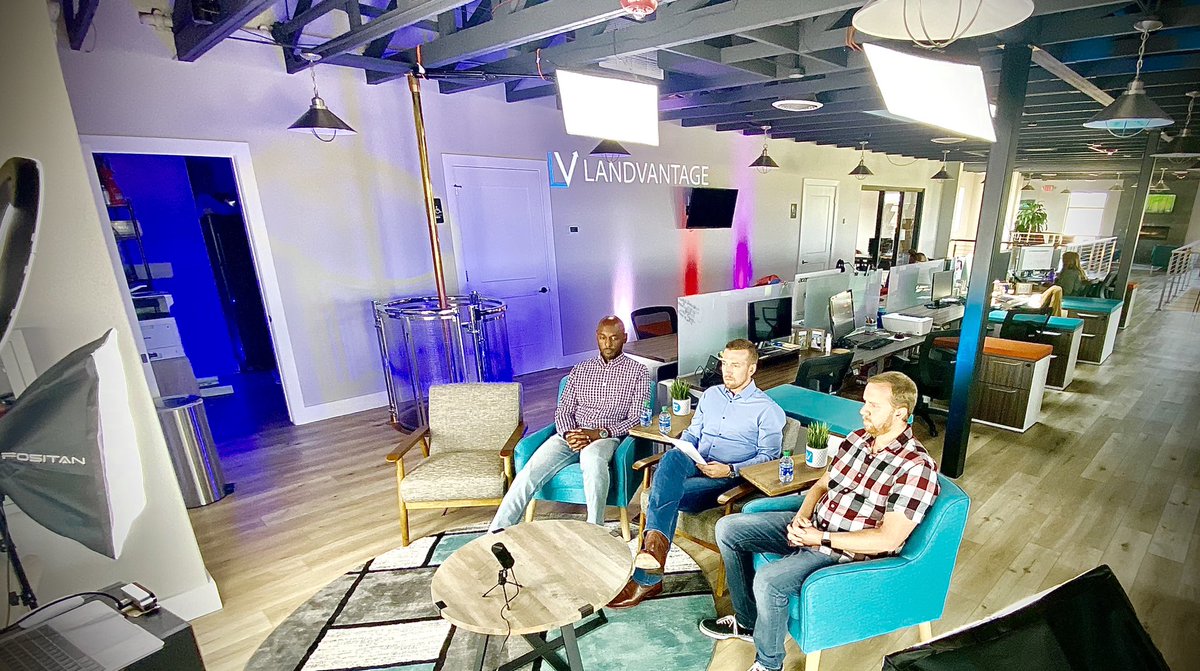 LandVantage's tweet photo. Filming some webinar material for @OCAPL toady. Not going to lie...it was pretty solid material. Studio is rocking and rolling as of late. Next week a LandVantage case study with a east coast college 🍊 we won’t name...LandVantage is rad. #doingthings #bbqing #LandVantage https://t.co/JWX3fGYPwZ