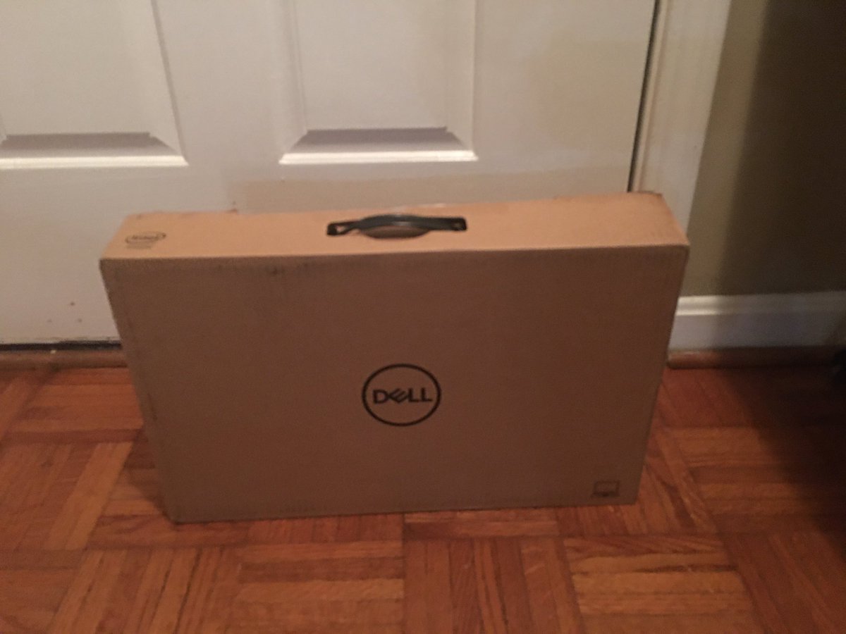 markkeytx's tweet image. #dell the newly purchased paperweight is waiting for you right by the door. Are you going to handle this? #reallydell?