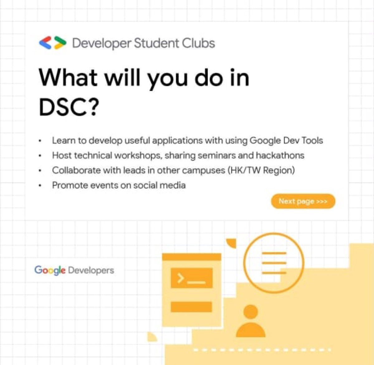DSC_BIST's tweet photo. Want to enhance your Technical skills ? 
Let's join us :  https://t.co/IUEf4y2a3d https://t.co/FT2mxUorNc