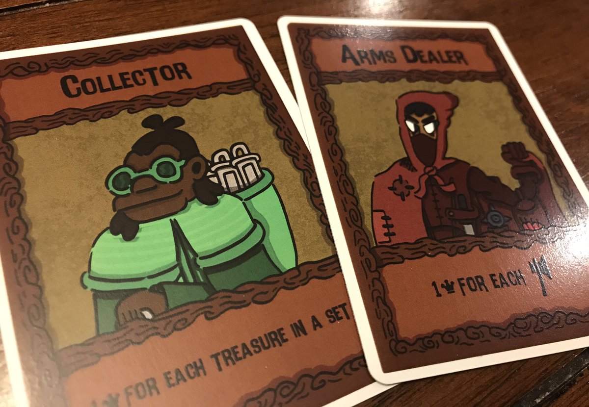 mattmilko's tweet photo. Card game designed and illustrated by two recent grads, the latter just passed away a few weeks ago. Both were long time board game club members. A priceless treasure. https://t.co/FzPaaVYBO4