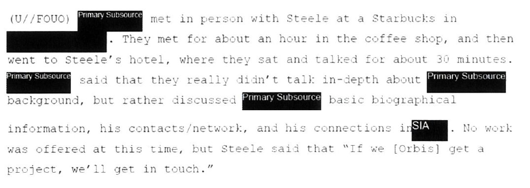 4/ Danchenko described this first [2005] meeting with Steele as follows.