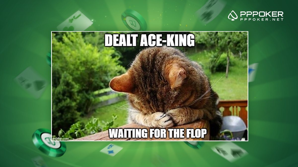 pppokerofficial's tweet photo. Ace-King Can Be Scary! #ppjokes #pppoker #poker #pokeronline #BigSlick https://t.co/pqPOaWWOWY
