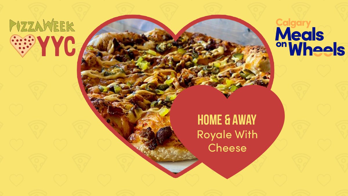 Cheese please! <a href="/HomeandAwayYYC/">🏆Home & Away🏆</a> is bringing us the Royale with Cheese.  It's everything you want in a burger, on a Pizza!

#YYCPizzaWeek2020
#YYCsbestpizzas #YYC #YYCSupportlocal #YYCPizza
#YYCsmallbusiness