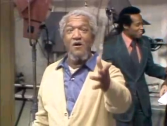 Fred: Everything we said was on television?
Newsman: Yes sir, everything.
Fred: And it's live now?
Newsman: Right there, sir.
Fred: Y'all excuse me a minute. Can you back up a little bit?
Newsman: Yes, sir.
Fred:🎶If I didn't care . . . more than words can say . . .🎶