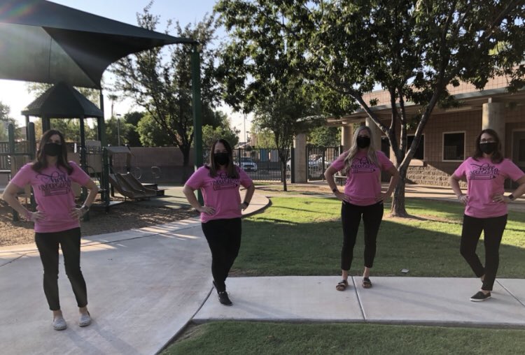 So excited to meet our Kinders today!! 🎉Happy first day of in person learning 2020 <a href="/LegendSprings/">Legend Springs</a>!! Thanks <a href="/legendarypta/">Legend Springs PTA</a> for our awesome masks!❤️😷<a href="/WellsKylene/">Kylene Wells</a>, <a href="/Tracy_MrsOyenAZ/">Tracy</a>, @MrsKennemerAZ <a href="/dvkinderlife/">dvkinderlife</a> <a href="/DVUSD/">Deer Valley Unified School District</a>