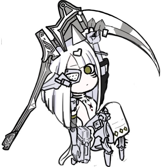 白の下書きも完成 