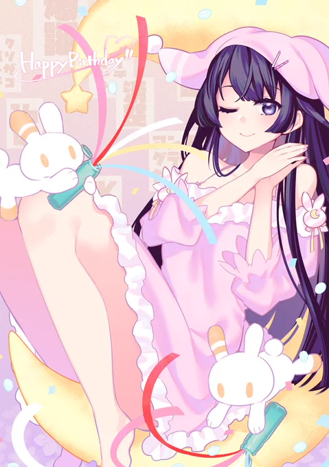 ✨🎂🌟🌝🌟🎁✨
#月ノ美兎生誕祭2020 #みとあーと 
