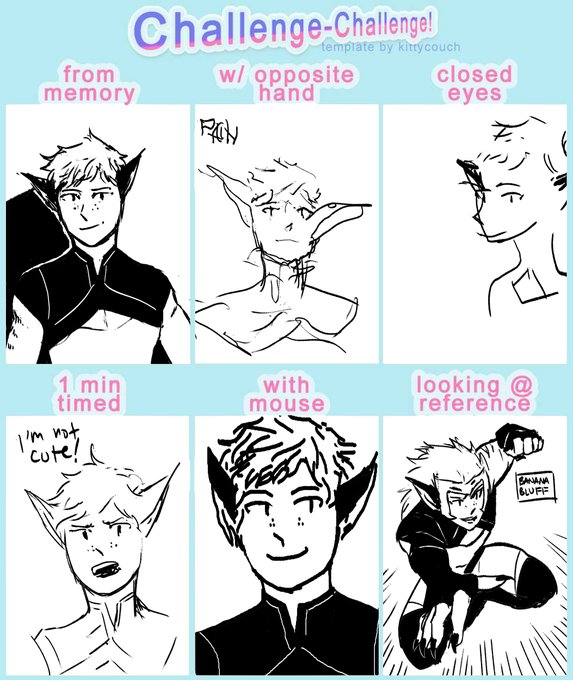 didn't draw yesterday so i worked on the #challengechallenge with catra :D #spop 