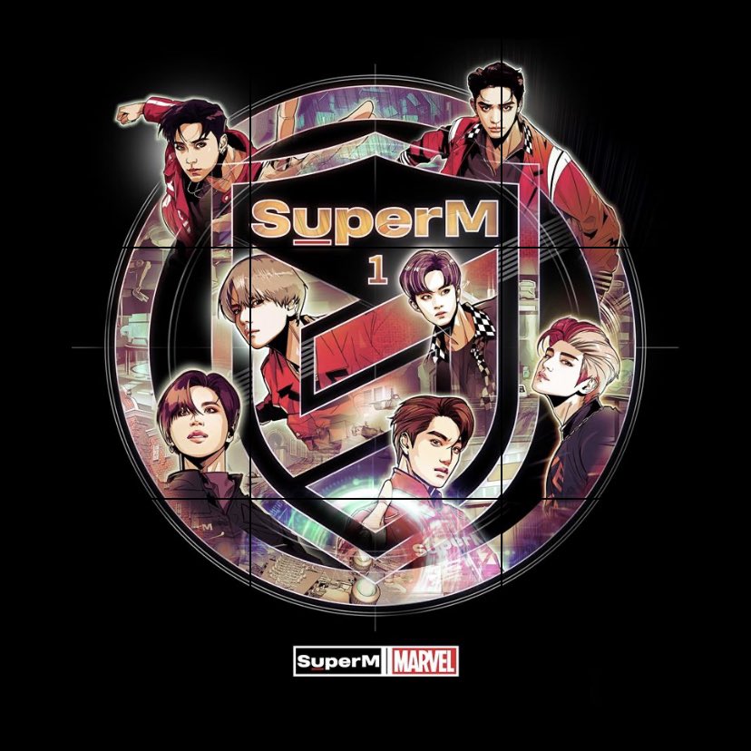 UpdateKBoys's tweet photo. Em parceria com a Marvel, o SuperM divulgou uma imagem com os membros do grupo desenhados no estilo dos quadrinhos.

A legenda fala para esperar um anúncio após a premiere do MV da nova música do grupo amanhã.

@superm #SuperM https://t.co/G3AuqrfTKt