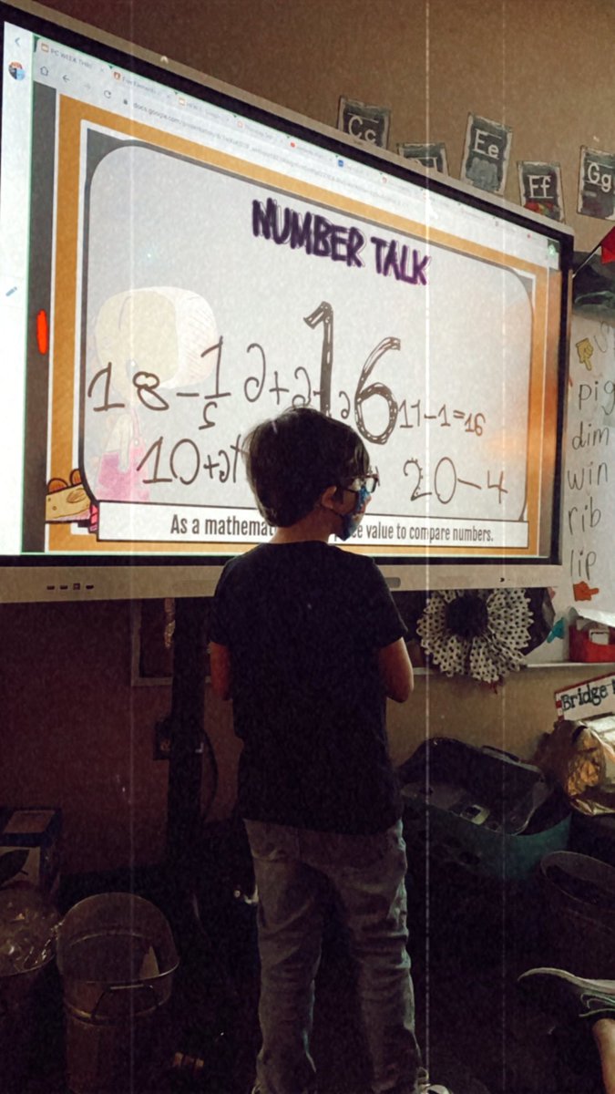 Today I let control go and let Ss lead the learning in the #numbertalk. Their academic vocabulary had me amazed. I cannot wait to see their growth continue! 🎉