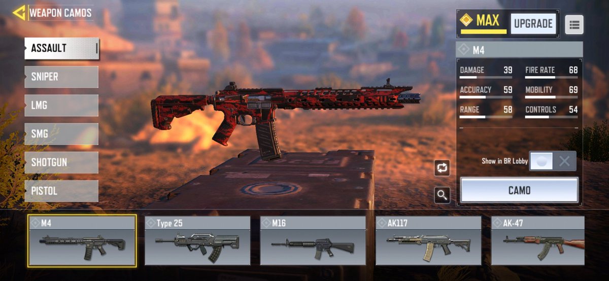 A very long thread of all of my max-level guns after almost 1 month of painstaking grinding.Gold & platinum may look shiny, but something about the color red makes me more attracted to it. #CoDモバイル #MAXLevel #RedSkins