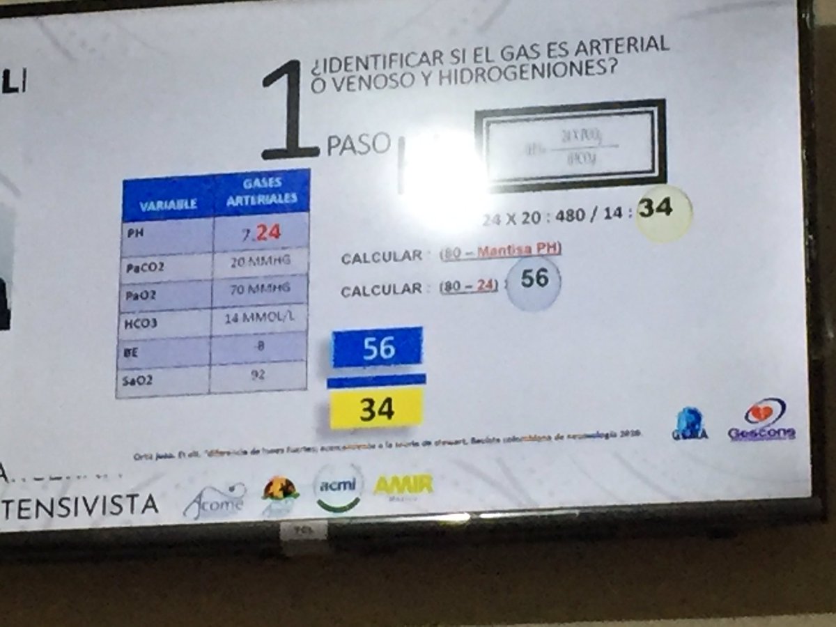 hub_420's tweet photo. #GasesLiquidosYElectrolitos #drgarcerant 56/34=1.6 https://t.co/2pguK6xS3f