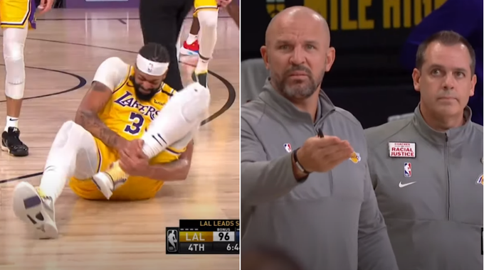 【影片】驚險！一眉哥跳投落地，踩到Millsap後腳跟崴腳，教練團表情嚴肅！-黑特籃球-NBA新聞影音圖片分享社區