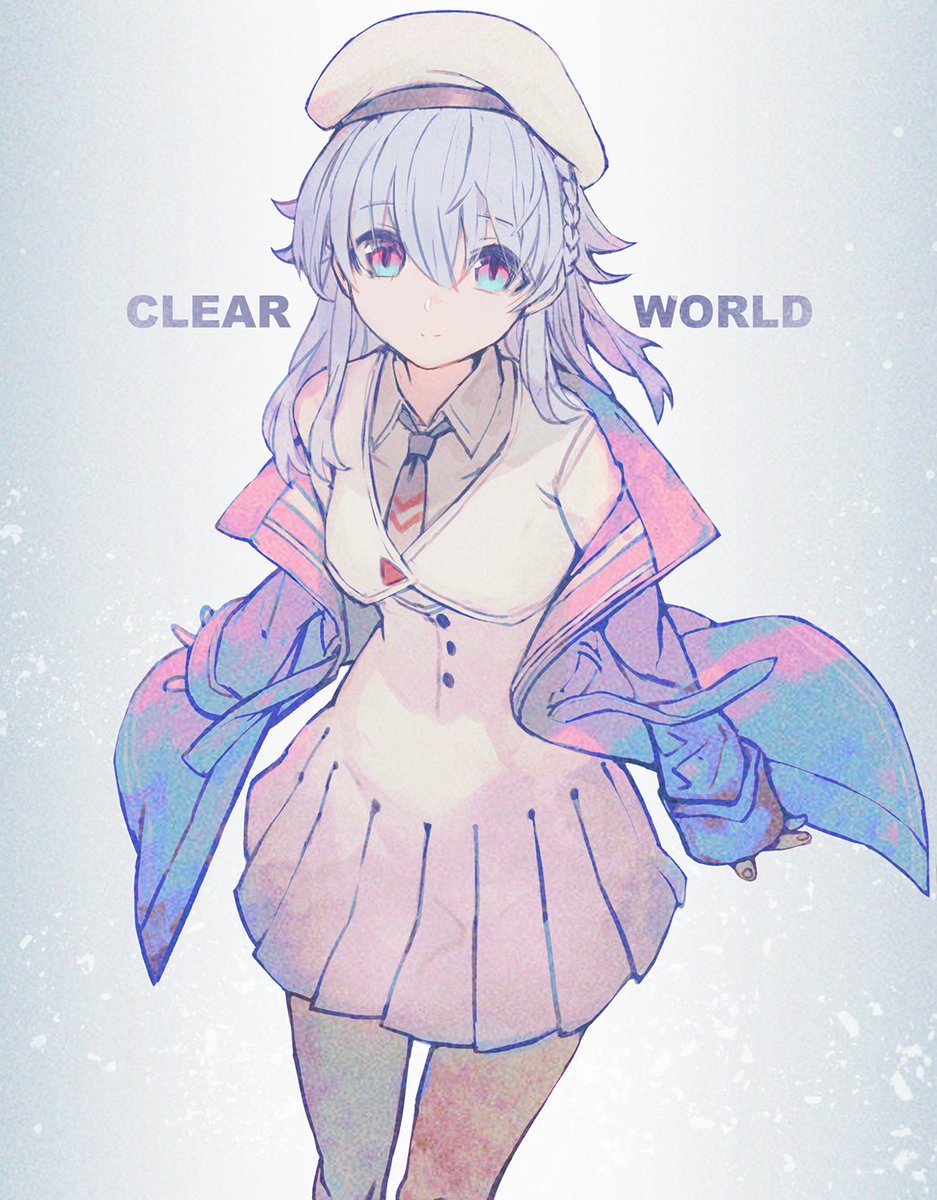 「『CLEAR WORLD - クリアワールド -』本日発売です。
よろしくお願い」|lackのイラスト
