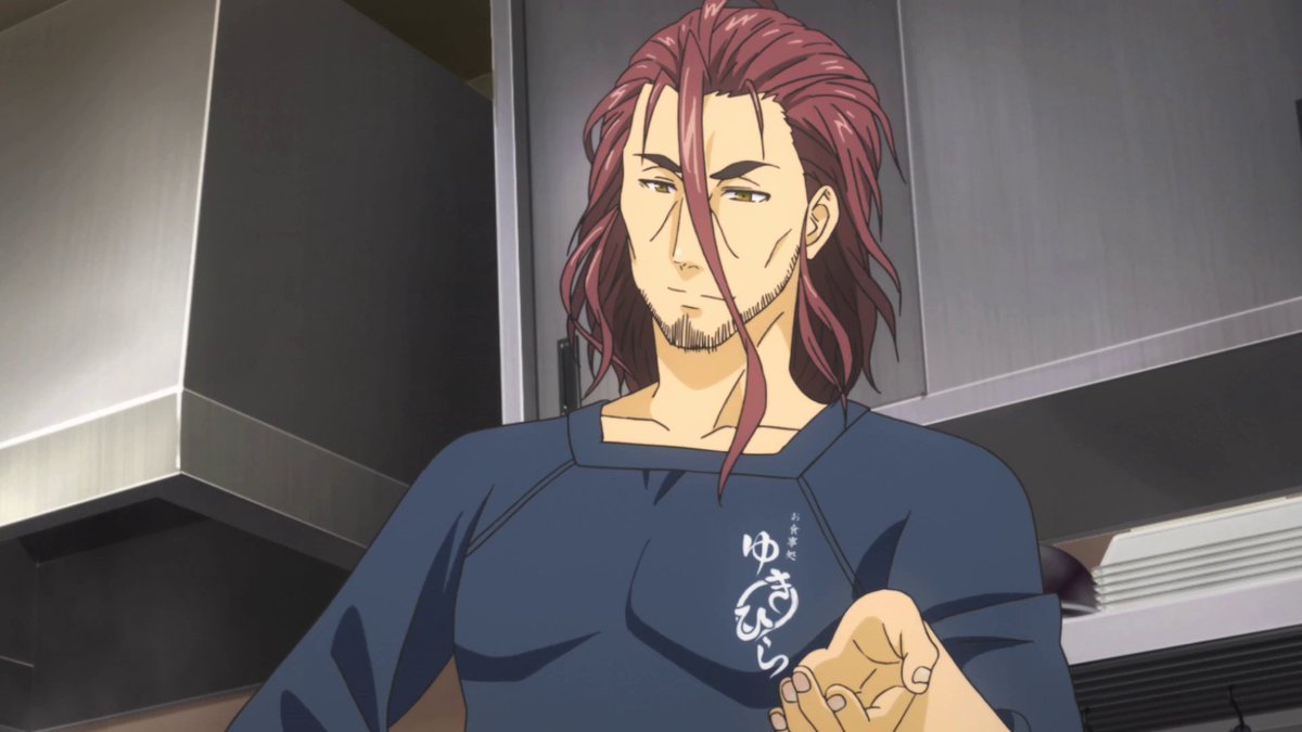 im only on season 2 but damnit i love this man in a ponytail, joichiro from food wars