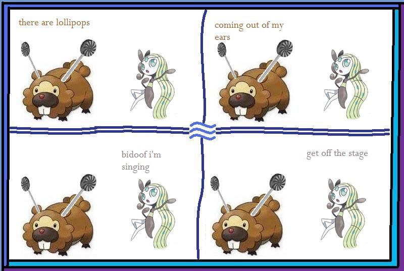 you guys fail to realize the potential the adventures of bidoof comics have for redraws 