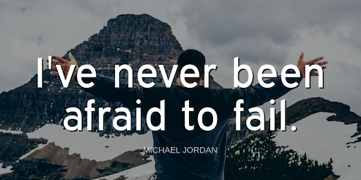 TheZigZiglar's tweet photo. "I've never been afraid to fail."-Michael Jordan https://t.co/WCcFU0YhtM