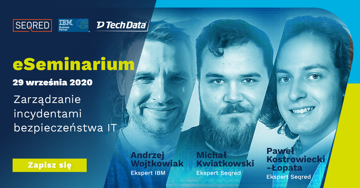 Odpowiadasz za #cyberbezpieczeństwo lub chciałbyś dowiedzieć się więcej o zarządzaniu incydentami bezpieczeństwa?

Zapisz się na eSeminarium, które odbędzie się 29 września (wtorek) o godz. 10.00

Szczegóły i rejestracja: e-seminaria.pl/TD-Bezpieczens…

#SOAR #SIEM #incidentresponse