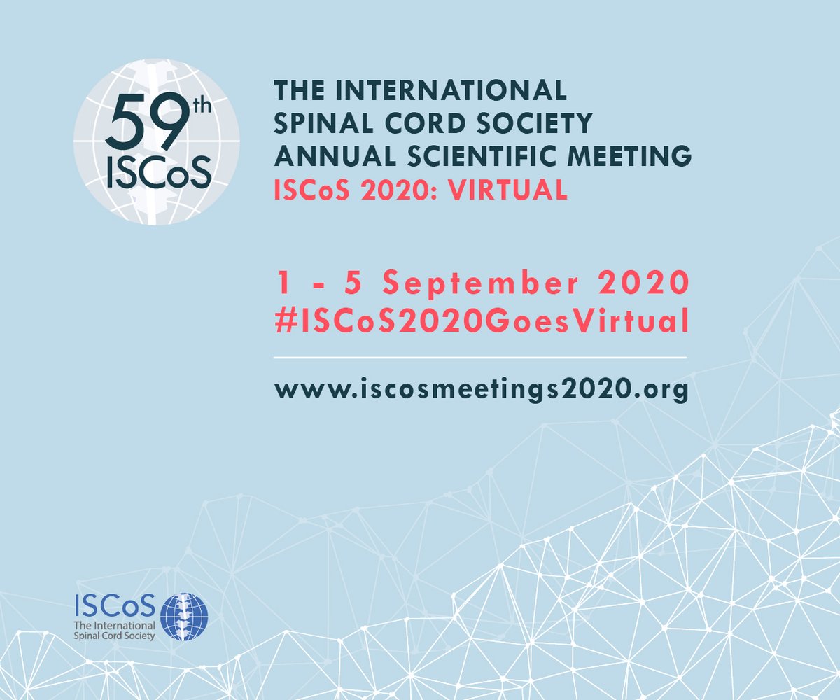 ISPRM's tweet photo. 📣 Did you miss #ISCoS2020? Registration remains open to view on demand all Scientific Sessions including recorded Q&A, Posters, Exhibition and Meet the Experts.
Content will be available until 5th October!
📆 Register here: https://t.co/lg4Vt9drzR
@ISCoSmeetings https://t.co/p83vKgR4ql