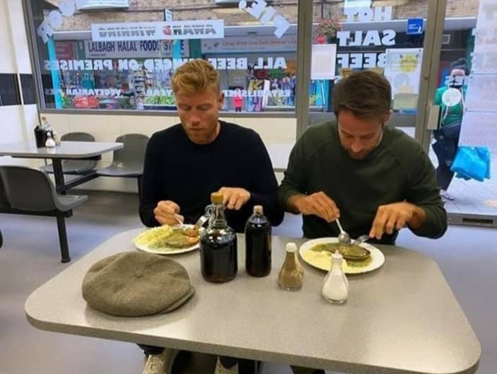 the pie mash and liquor crawl on twitter freddie flintoff and jamie redknapp knocking back some proper grub https t co deeiywamgb twitter the pie mash and liquor crawl on twitter freddie flintoff and jamie redknapp knocking back some proper grub https t co deeiywamgb twitter