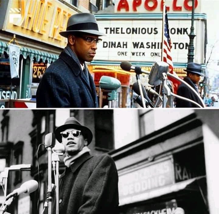 Real life person Vs the movie character. Who delivered their role perfectly? Thread...Denzel Washington as Malcom X in Malcom X