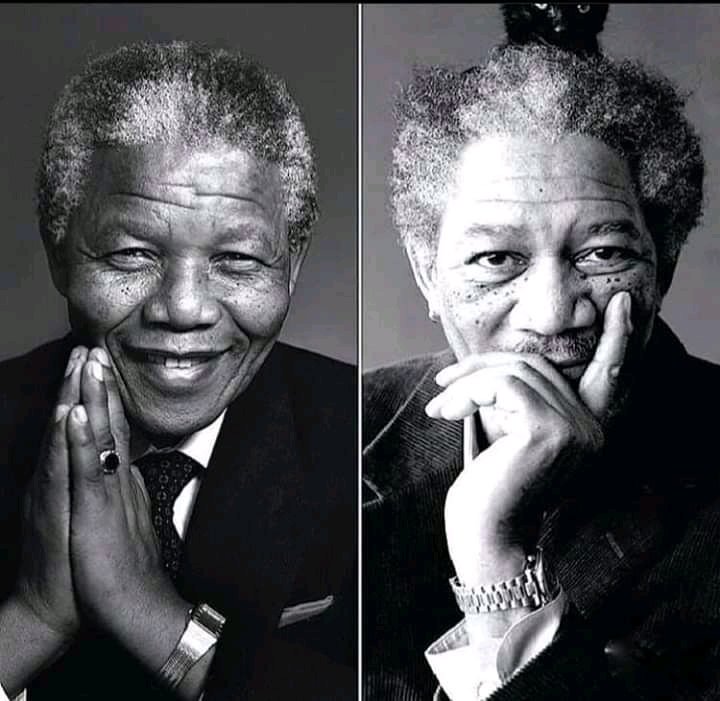 Morgan Freeman as Nelson Mandela in Invictus