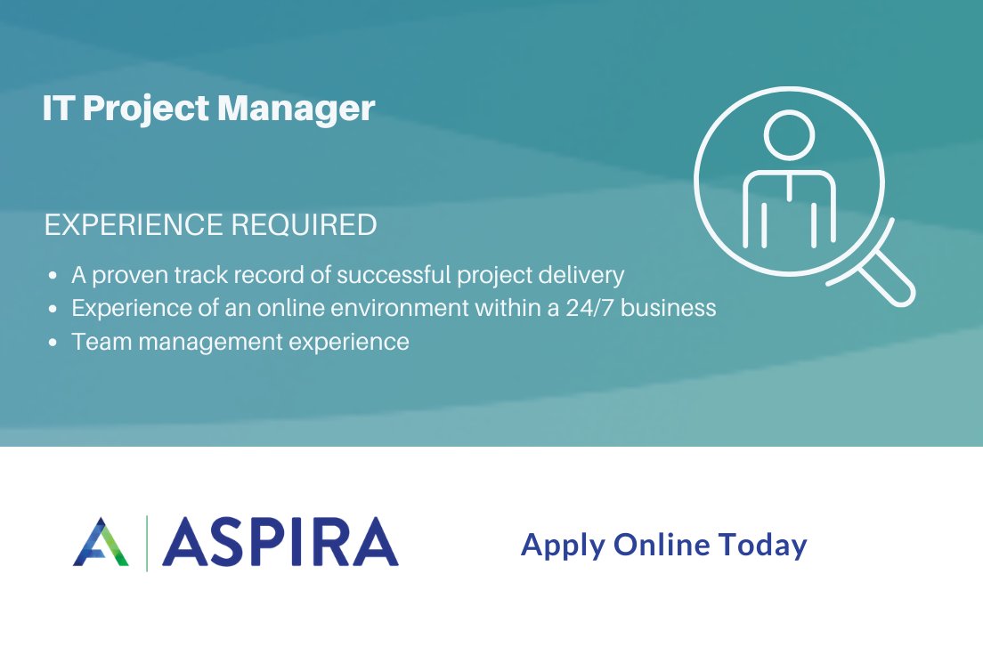 Aspira on Twitter "Are you looking for a new challenge? ️We're now 