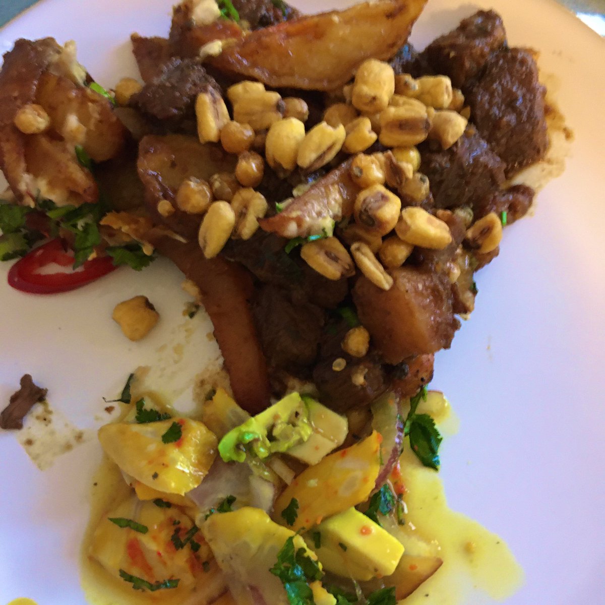 If you didn’t get this Peruvian feast from <a href="/MILKcafeglasgow/">MILK Café</a> last night then make sure you do tonight - it was delicious!