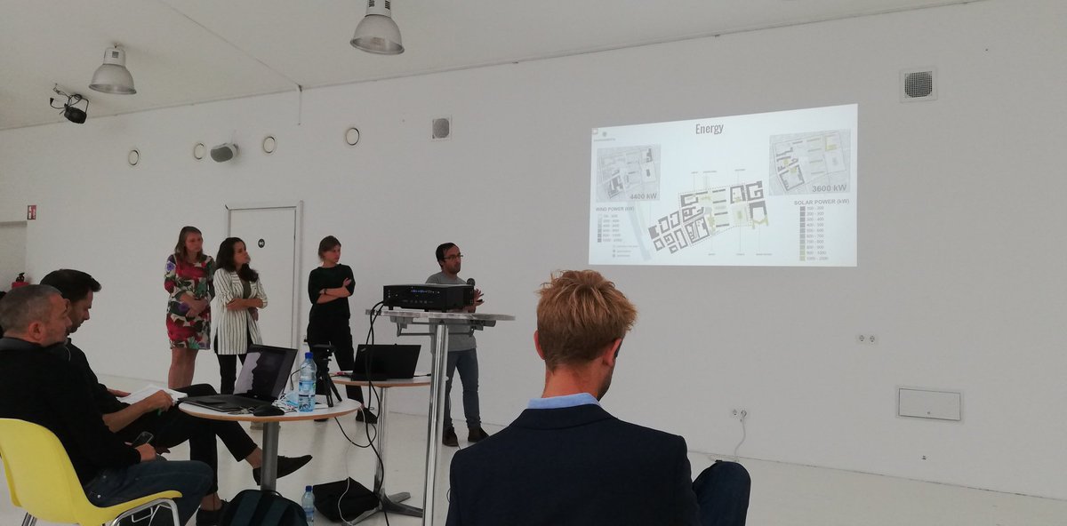 CostRestore's tweet photo. #CostRestore 5th #training #school final event #Vienna #Austria 1st group presenting their proposal for a #ScaleJumping revitalization of Brigittaplatz https://t.co/OpfuGAObdF