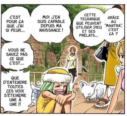 Je vais aussi ajouté qu'il y a deß don naturel comme aisa qui depuis sa naissance peut tout percevoir (basique à très granse échelle) ou comme koby qui sent le danger annormalement fort. On peut appeler ça des "génie"