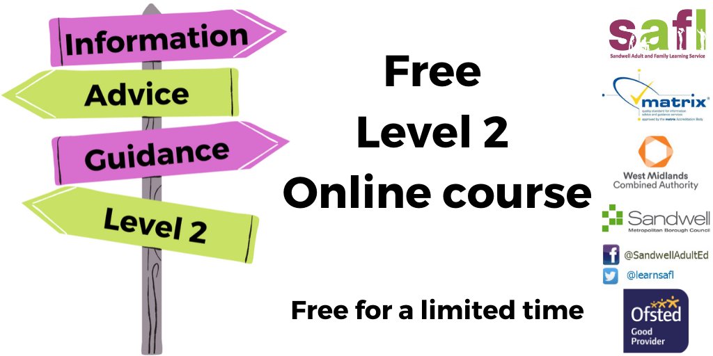 There has never been a more important time to make sure you are giving and can give good  careers and training information, advice and guidance to your staff, customers or pupils. 

bit.ly/INFOAG2

<a href="/sandwellcouncil/">Sandwell Council</a>
<a href="/SCVOSandwell/">SCVO</a>

#SAFLOnline