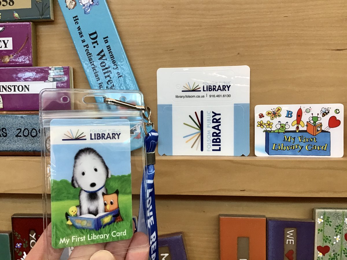 FolsomLibrary's tweet image. What opportunities does a library card open up for your future? Success in school, a better job, entertainment, connection with your community, being a better-informed voter? Tell us what your library card has helped you accomplish in the comments. #NationalLibraryCardSignUpMonth