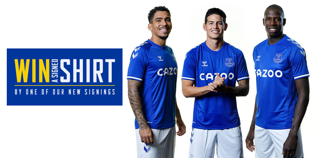 EvertonDirect's tweet image. COMPETITION TIME! 🚨
 
For the chance to win a signed shirt from one of our new signings simply:
 
🔵Like &amp;amp; Retweet this tweet
🔵Follow @EvertonDirect
 
📅 Competition closes 02/10/2020
