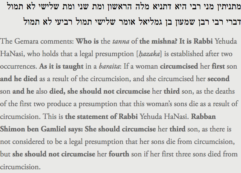 404) Here is the specific passage in the Talmud referenced in the article. https://www.sefaria.org/Yevamot.64b.9?lang=bi&with=all&lang2=en