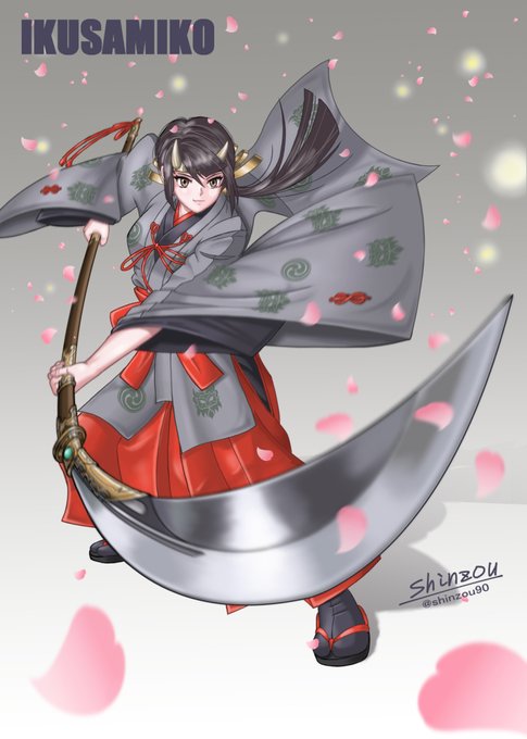 戦巫女のtwitterイラスト検索結果