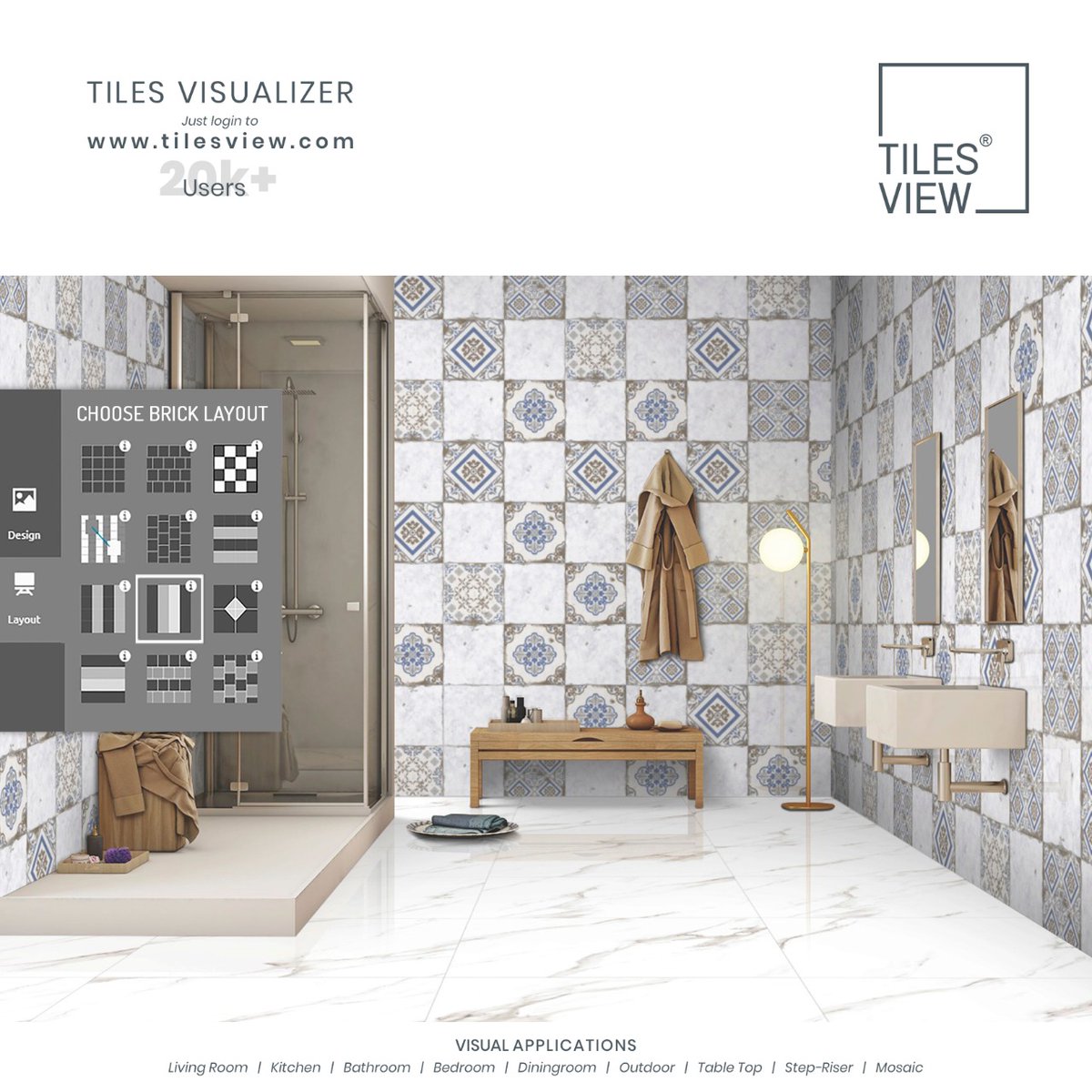TilesVisualizer's tweet image. &quot;You never get another chance to make the first impression, let that be perfect.&quot;

#walltilesvisualizer #roomtilescataloguepdf #tilesvisualizer #tilelayoutvisualizer #tilesvisualizersoftware #outdoortilevisualiser #ceramictilescatalogue #kajariavisualiser