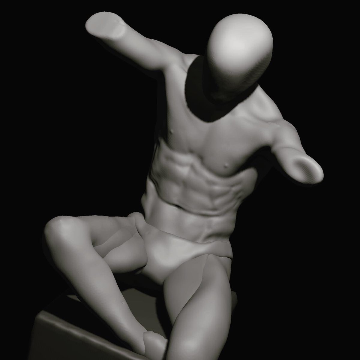 glaucolonghi's tweet image. An update on the study I started last night, working in VR and sculpting in Adobe Medium. I’m in love with VR sculpting