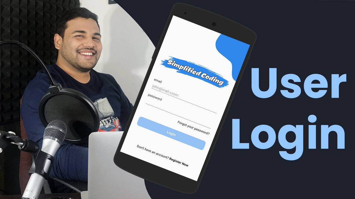 ProBelalKhan's tweet image. So finally after 8 lessons, this is the time to finish the Android Login.
Check the video here ๐๐ youtu.be/eOUpAvCap70
Make sure you SHARE it with your friends. Thank You โค๏ธโค๏ธ
#AndroidDevelopment
#SimplifiedCoding
#Android
