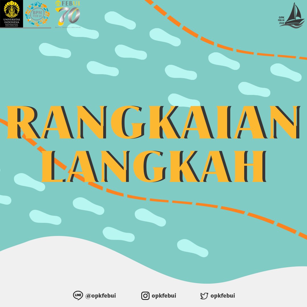 RANGKAIAN LANGKAH OPK FEB UI 2020

Tak terasa, berbagai langkah telah kita rangkai selama di OPK FEB UI 2020. Yuk cek IG kami untuk mengingat kembali momen-momennya!

Line OA: @opkfebui
Instagram: @opkfebui
Twitter: <a href="/OPKFEBUI/">OPK FEB UI 2022</a>

OPK FEB UI 2020
#MerangkaiLangkahMenujuEksplorasi