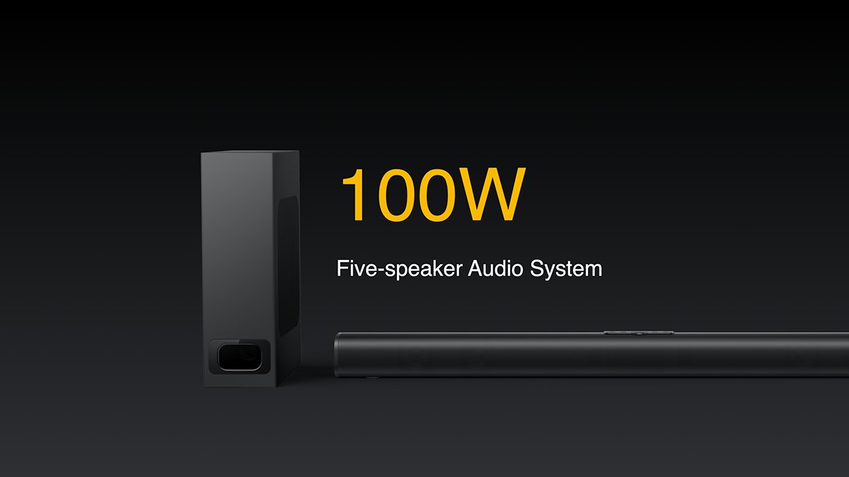 GadgetsFlix's tweet photo. Realme's 100W SoundBar is also coming very soon
#realme #realmesoundbar #LeapToNextGen https://t.co/NVM8sNmDdX