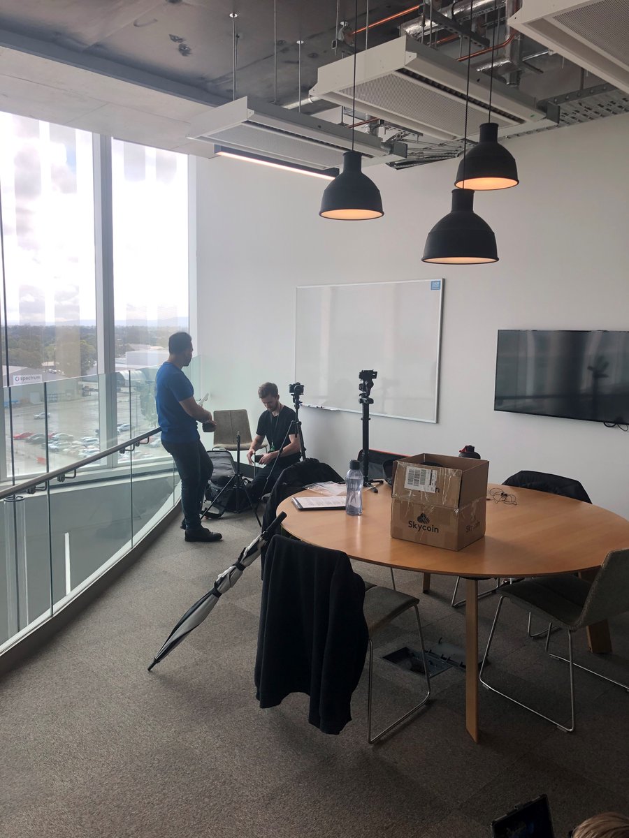 UnwyredISP's tweet photo. Lights, Camera, Action..
Here are a few behind the scenes snaps.
Thank you to the #skyfleet for all the kind messages and support. The Day was great success and the end production will be AMAZING!!
HUGE thank you to @JOSHTODDMEDIA
#LaunchISP #Skycoin #Skyfleet #skyminer https://t.co/DHGbn4LV30