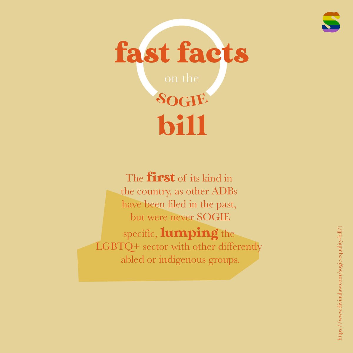 Here at Spectrum, we believe that every person has the right to not be discriminated against in school, in work, and in the community. Join us as we take a stand for LGBTQ+ rights in the PH. Check out this thread for some SOGIE bill fast facts! #SOGIEEqualityNow