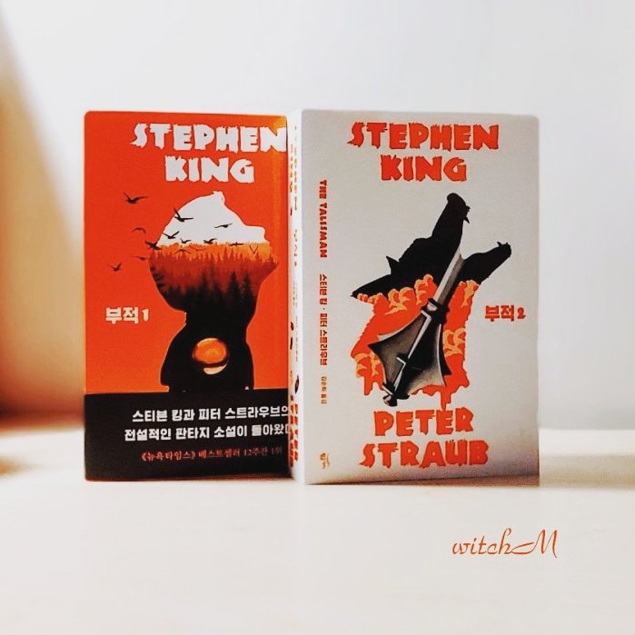 #부적
#스티븐킹
#피터스트라우브
#황금가지
#신간추천

연휴는 판타지와 함께!

허클베리 핀을 모티브로 한 이야기~
또 다른 세상에서 나는 무엇으로 살고 있을까?