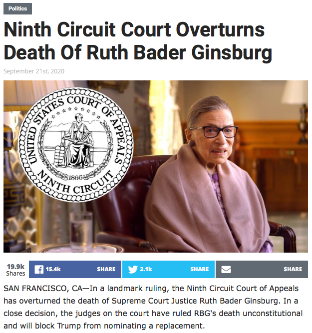 Just in...just what everyone expected from the Ninth Circuit Court.