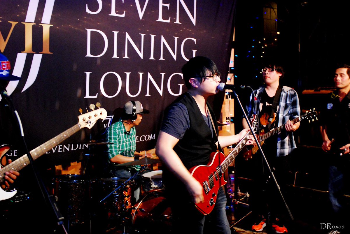 HAPPY BDAY to Filipino twins who've done so much for the band, Ed and Emerson! Here's an awesome #ThrowbackThursday in 2015, you can see Emerson on backup vocals and Ed on drums! PHOTO CREDIT to Dan while rocking the bass at the same time! #musicbday #asianrock #vancouvermusic