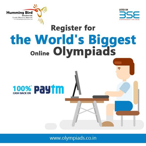 HummingBird_Edu's tweet photo. The Biggest Online Olympiads are here. Register and get your 100%^ cashback in Paytm Wallet.

Offer for first 10000 Registrations only

Click for Register
https://t.co/CDXcCqKw7p https://t.co/7sboQvsWUy