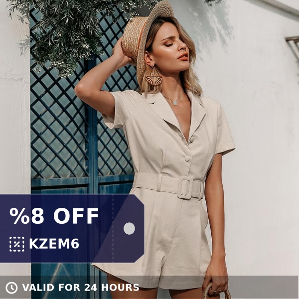 Styleif2's tweet image. Check out this product 😍 Conmoto button belt tie summer plusysuits romper women causal linen beach... 😍 
by styleif starting at $33.42. 
Show now 👉👉 styleif.com

#fashionlovers #fashion