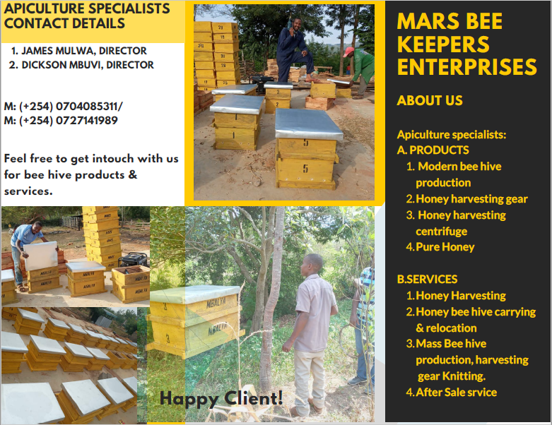mulwadickson's tweet photo. #Apiculture specialists. We got you 4 #beekeeping venture #modernbee #hive #honey #apiculturanatural #apiculturetraining #FestivalKikwetu #WeThePeople #Constitution #parliament #WangariMaathai #KameneAndJalas #FridayFeeling #FridayMotivation #beekeepers #kenya #tanzania #uganda https://t.co/Ad2jINnQ0F